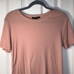 Dusty Rose/ Pink Ribbed Top